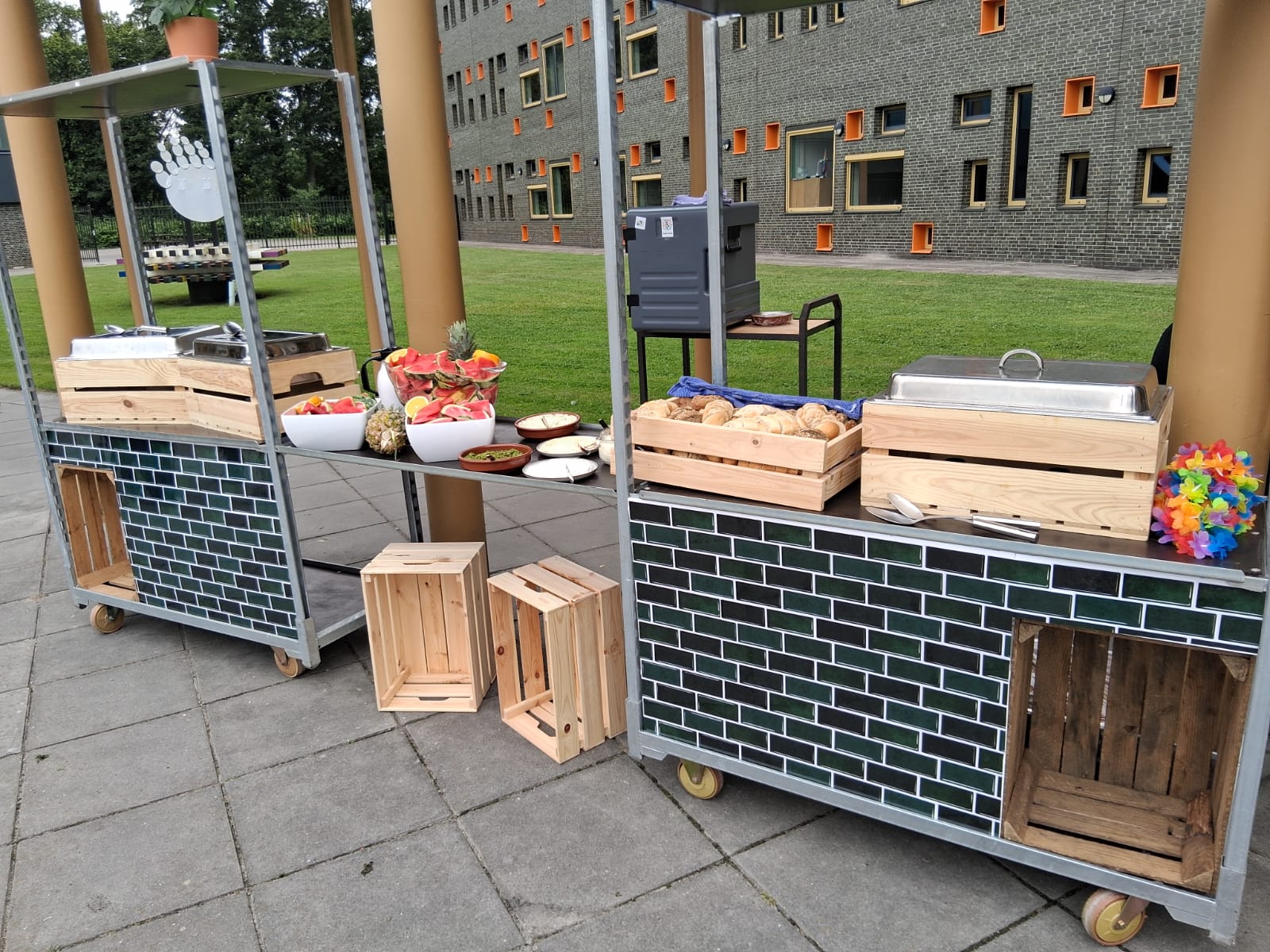 Buiten catering van Happ food and drinks